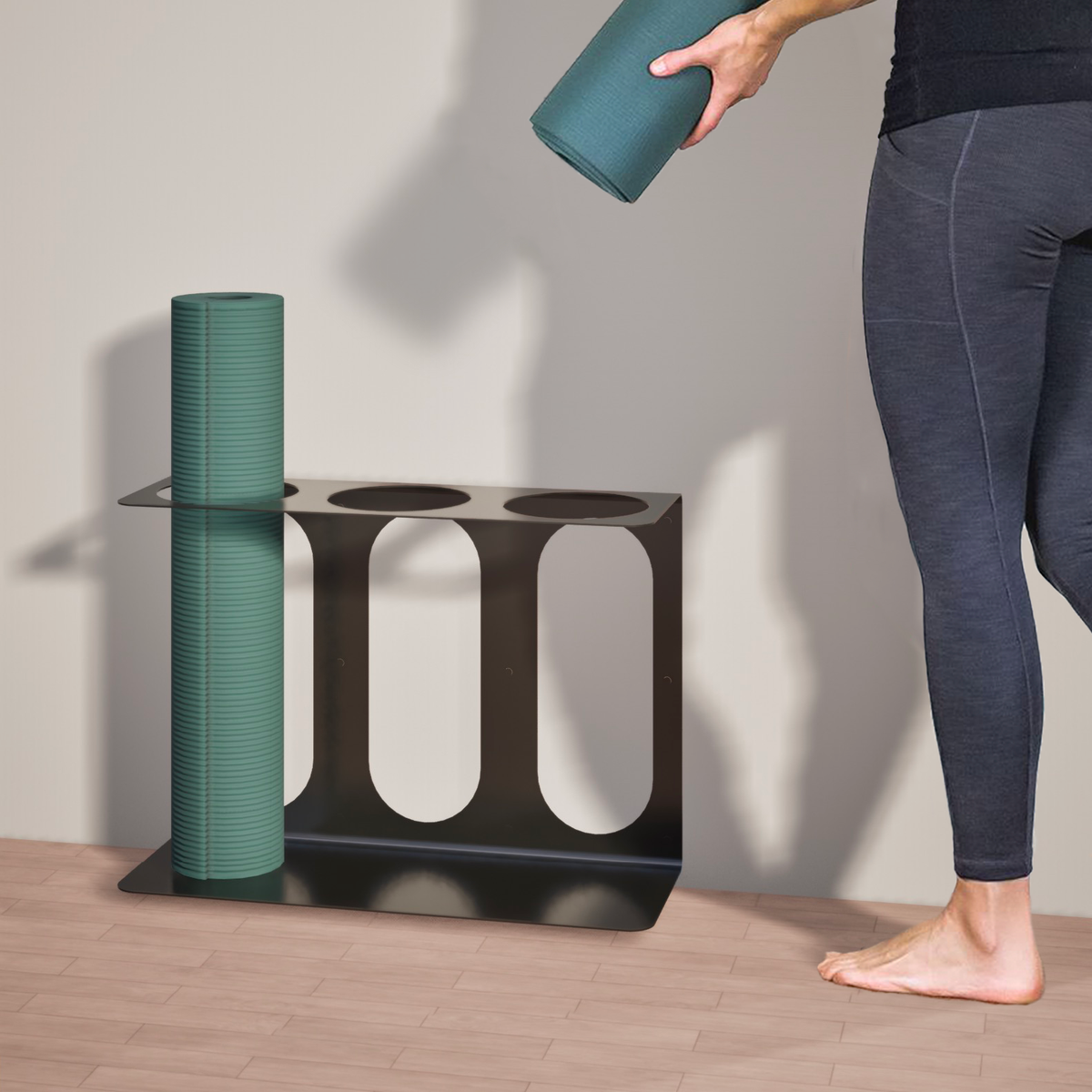 Mache Yoga Mat Wall Rack