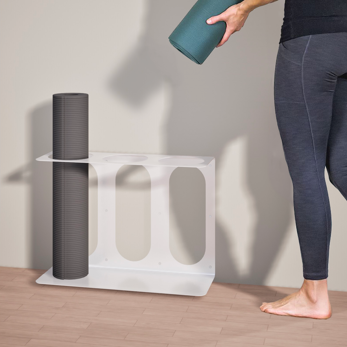 Mache Yoga Mat Wall Rack